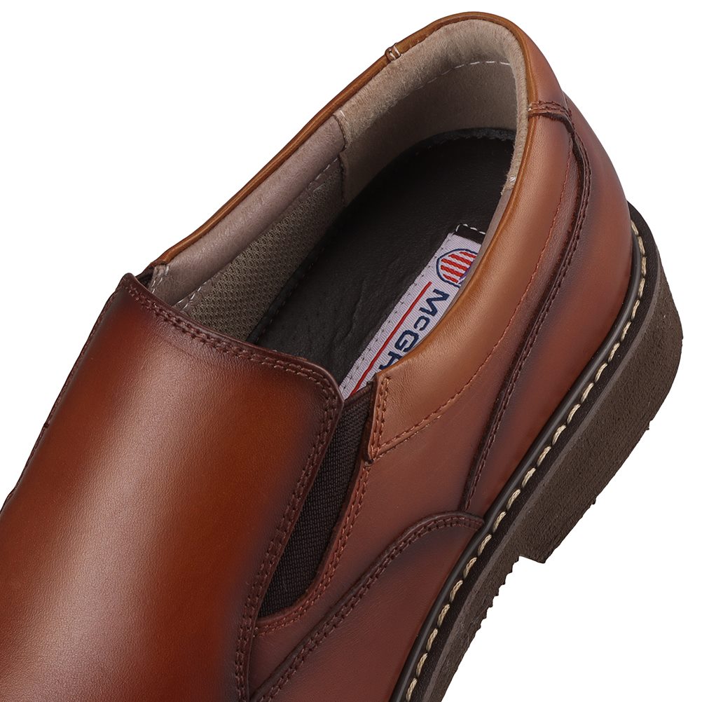 マックレガー Mcgregor Mc8026 メンズはき物 靴 シューズ 3eいとも 心地よいシューズ スリッポン 心安い 軽さ 訳無い 鈍い号照応 褐色 Sp Quideleyehealth Com