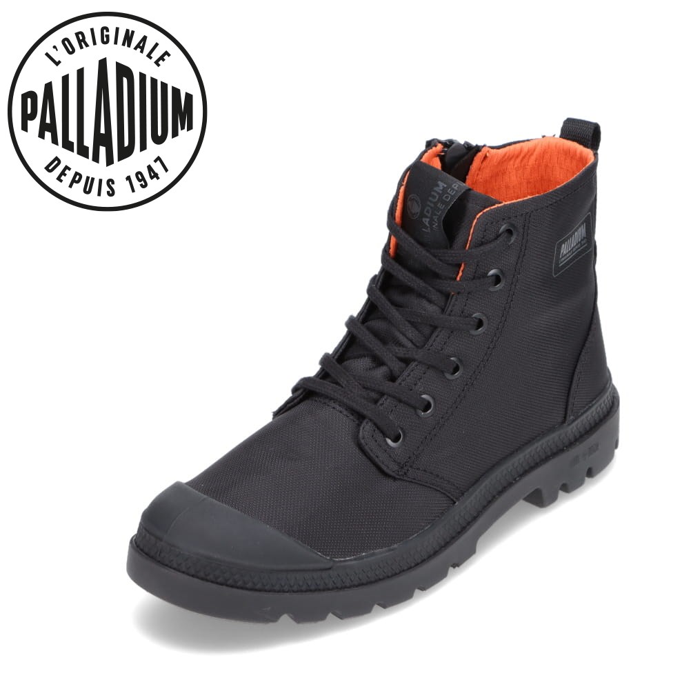 スニーカー メンズ 防水 雨 晴雨兼用 ジッパー ファスナー 軽量 耐久性 クッション性 3E相当 PALLADIUM 77856 靴 シューズ 433036020.jpg