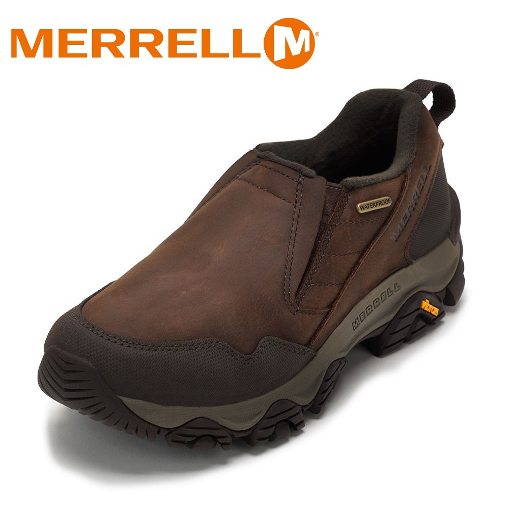 【全品P5倍！17日09:59まで】メレル MERRELL J037402 レディース靴 靴 シューズ 2E相当 スニーカー 防水 防寒 軽量 アウトドア シューズ スリッポン グリップ力 断熱 冬 雪 氷 温かい 暖かい あったか 高機能 ブラウン SP