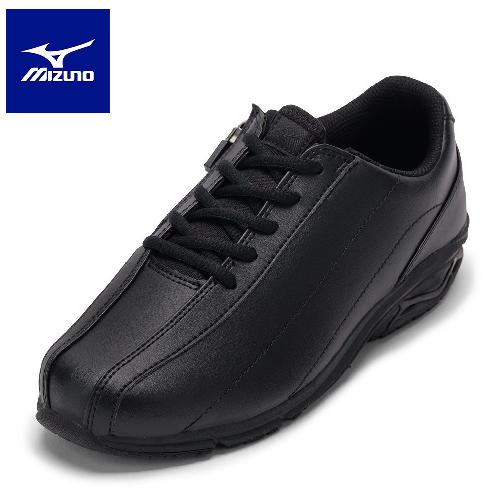 ミズノ MIZUNO B1GL240009 レディース靴 靴 シューズ ローカットスニーカー ウォーキングシューズ MIZUNO NS WALK 6 分かりやすい チャック 着脱飾り気の無い 一般受け ブランド名 黒いこと SP