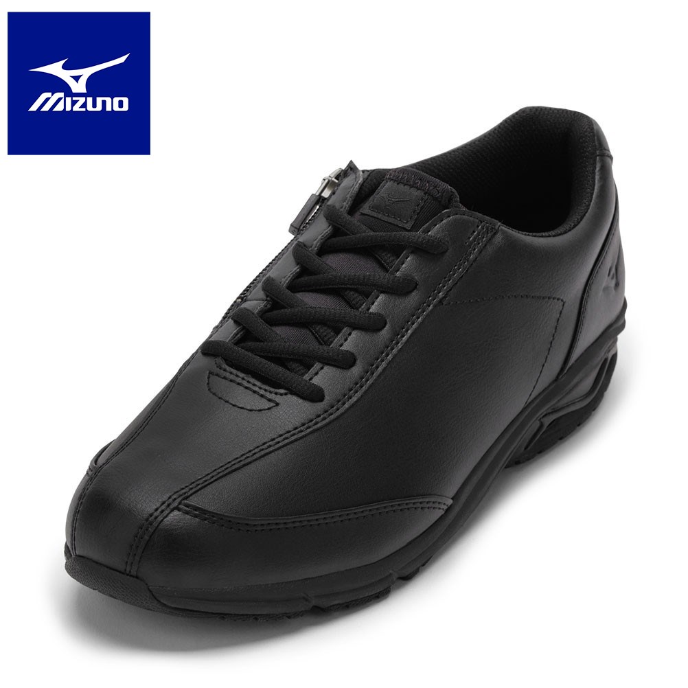 ミズノ MIZUNO B1GR240009 メンズ靴 靴 シューズ ローカットスニーカー ウォーキングシューズ MIZUNO NS WALK 6 分かりやすい チャック 着脱飾り気の無い 一般受け ブランド名 黒いこと SP