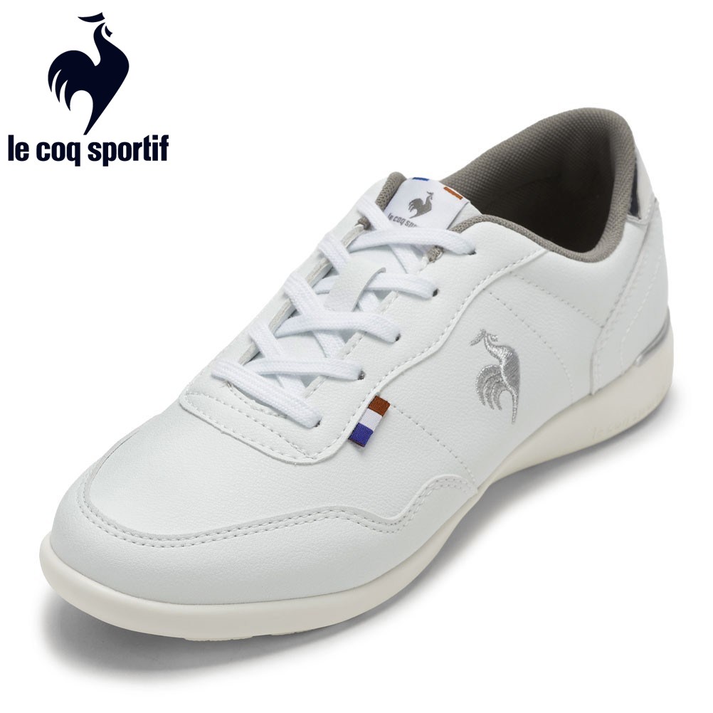 ルコックスポルティフ le coq sportif QL3VJC08WS レディース靴 靴 シューズ 3E スニーカー ラ セギュール III 広広とした 雨水 雨合羽 晴雨兼用 軽さ 消臭 ローカットスニーカー 一般受け ブランド名 白いこと×しろがね色 SP