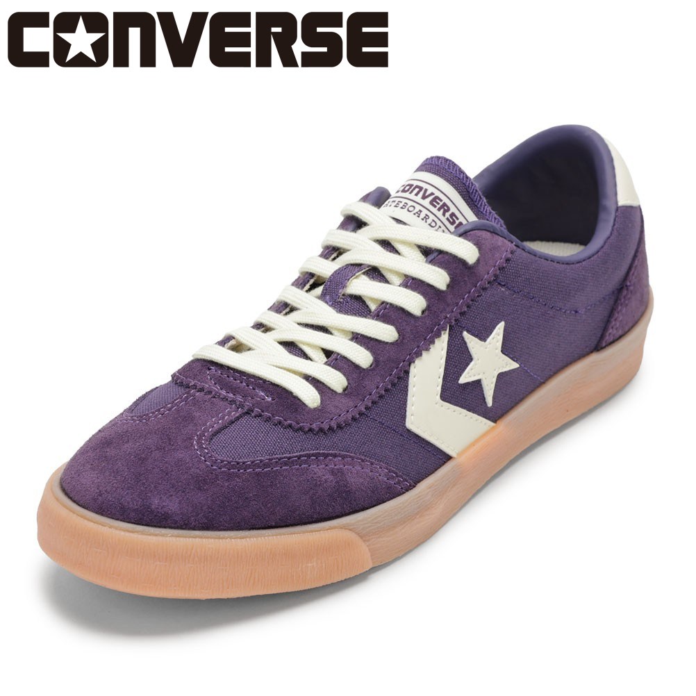 【全品P5倍！6日～9日まで】コンバース CONVERSE 33702630M メンズ靴 靴 シューズ 2E スニーカー ランニング シューズ 耐久性 ROADCLASSIC SK OX キャンバス スエード ローカットスニーカー 人気 ブランド パープル SP