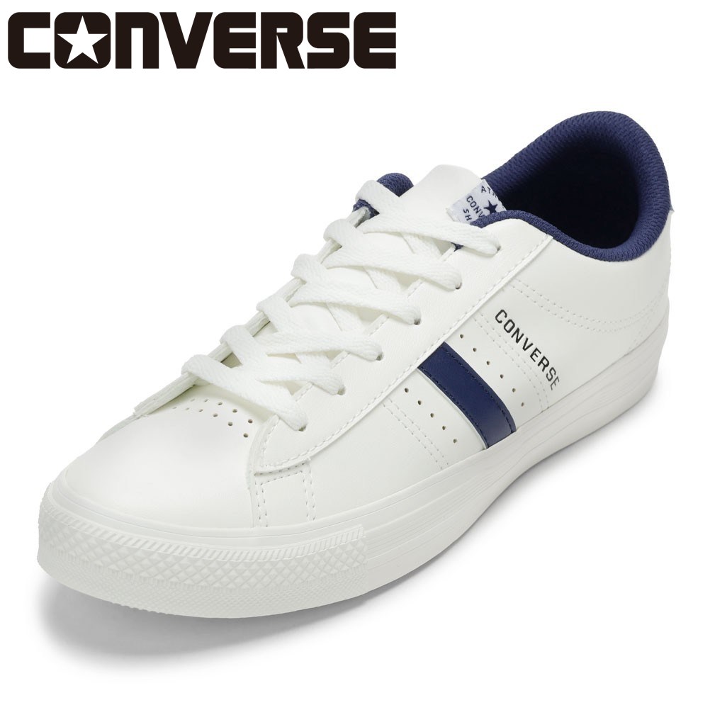 コンバース CONVERSE 38002260M メンズ靴 靴 シューズ 2E スニーカー レザー NX120 SC OX ネクスター シンプル ローカットスニーカー 人気 ブランド ホワイト×ネイビー SP
