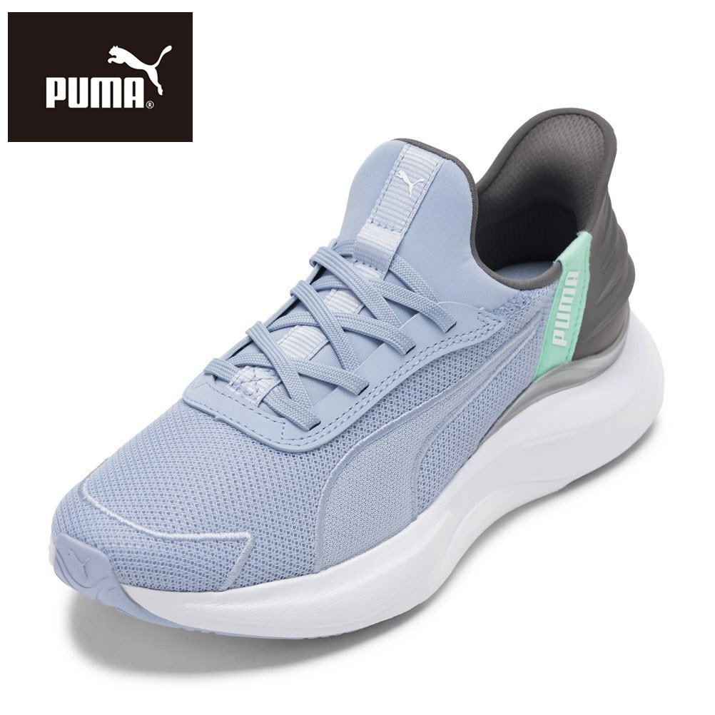 プーマ PUMA 313768.03L レディース靴 靴 シューズ 2E スニーカー 軽量 ハンズフリー クッション性 ソフトRハーモニーLCM EASE IN フィット ローカットスニーカー 人気 ブランド ブルー SP