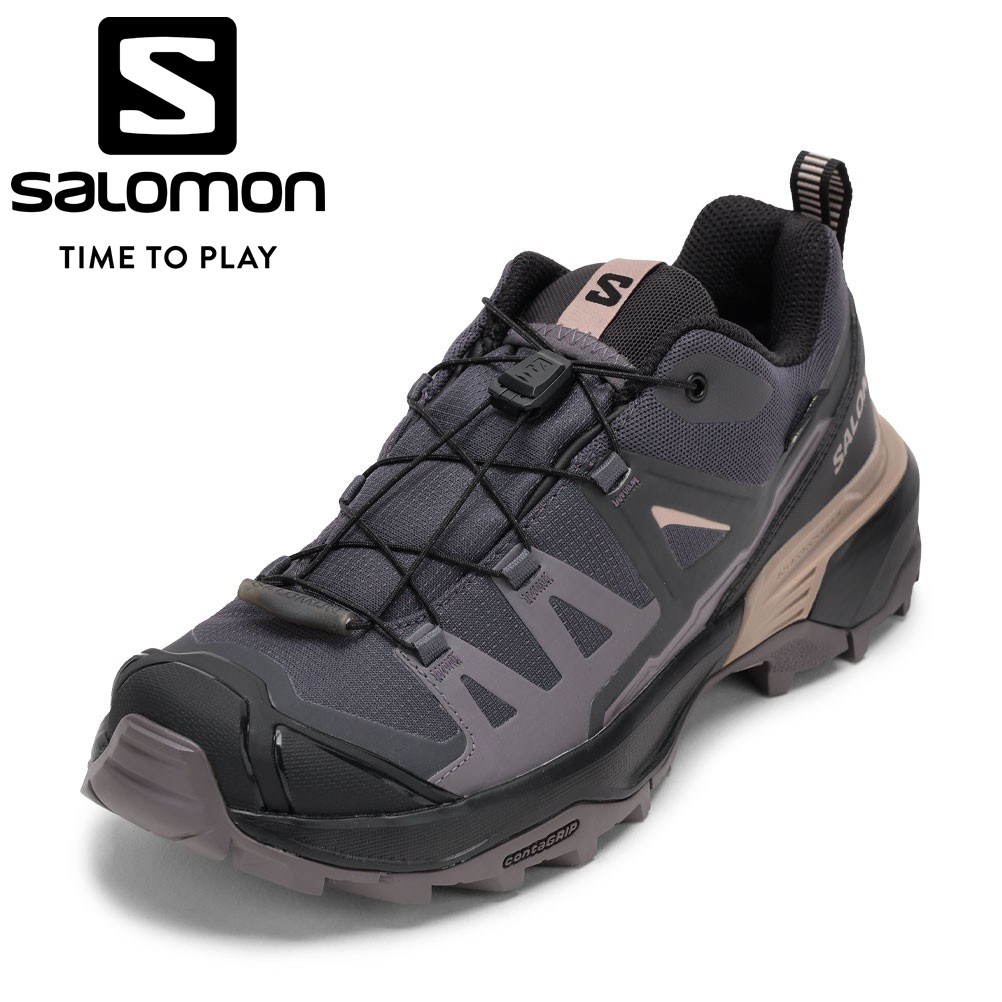 サロモン SALOMON L49102300 レディース靴 靴 シューズ 2E スニーカー 山歩き アウトドア シューズ 座布団性 GORE-TEX ゴアテックス X ULTRA 360 GTX W 手持ち部分 ローカットスニーカー 一般受け ブランド名 黒いこと×薄墨色 SP
