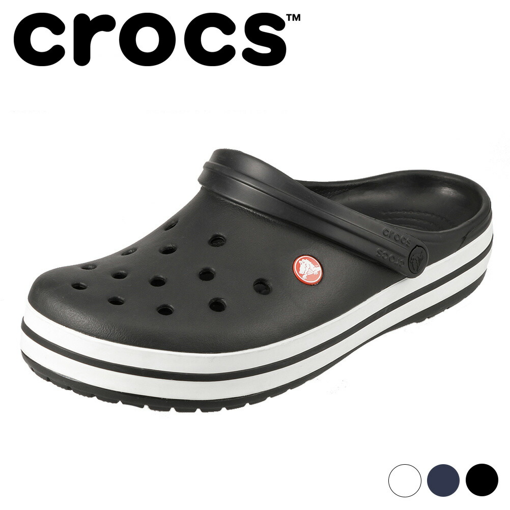 クロックス crocs 11016 M メンズ クロッグサンダル crocband\u0026#8482; 時辰儀ダンス楽隊\u0026#8482; バックス落とし穴 ジビッツホール 馬鹿でかい大きさ相応う28.0糎
