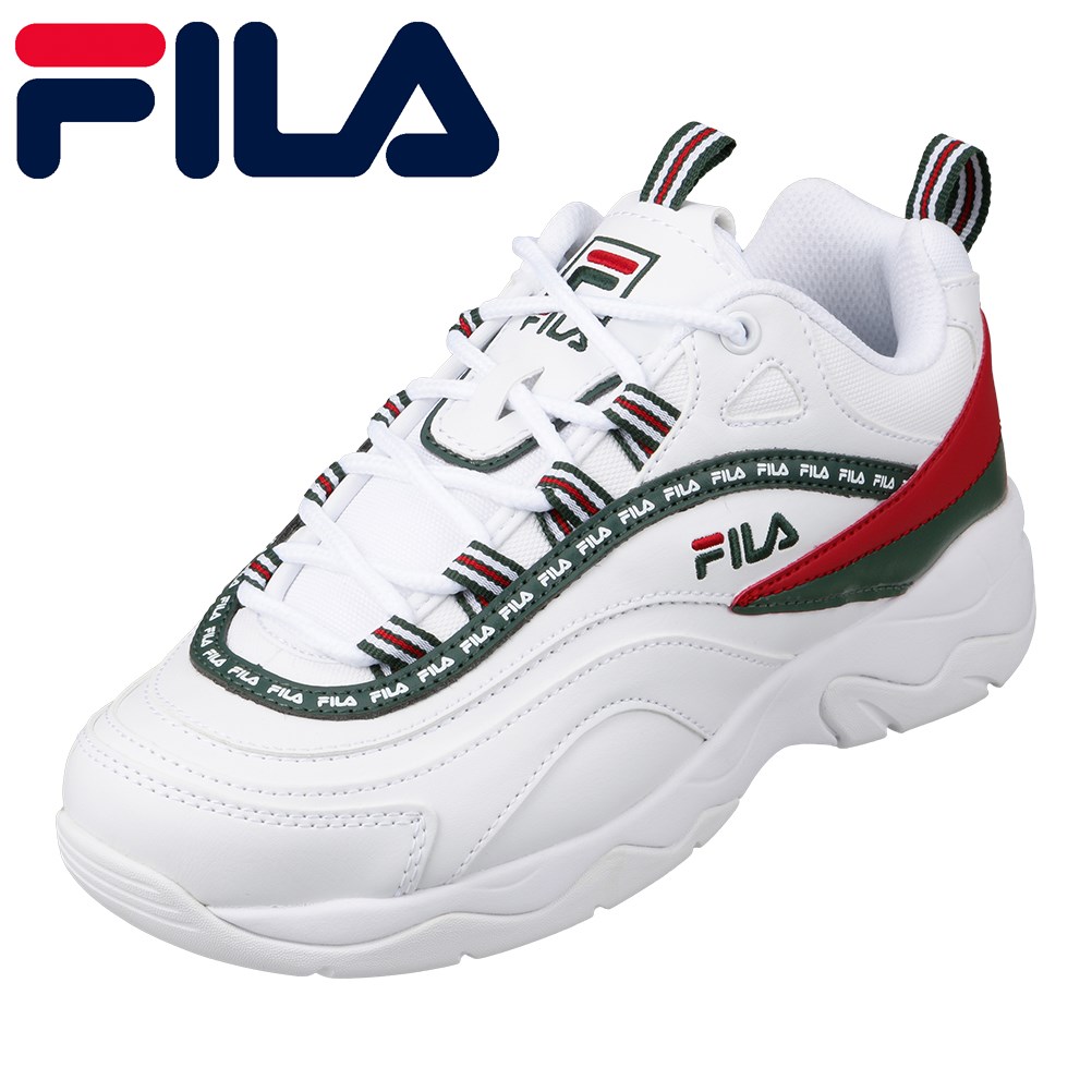 楽天市場 フィラ Fila F 5111 レディース靴 2e スニーカー ダッドシューズ 軽量 軽い 大きいサイズ対応 グリーン Sp Shoe Plaza シュープラザ