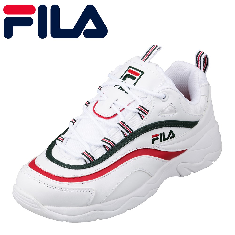 楽天市場 フィラ Fila F 5078 メンズ靴 2e スニーカー 厚底 ソール レイ Ray オリジナルカラー 限定カラー グリーン Tsrc 東京靴流通センター 楽天市場店