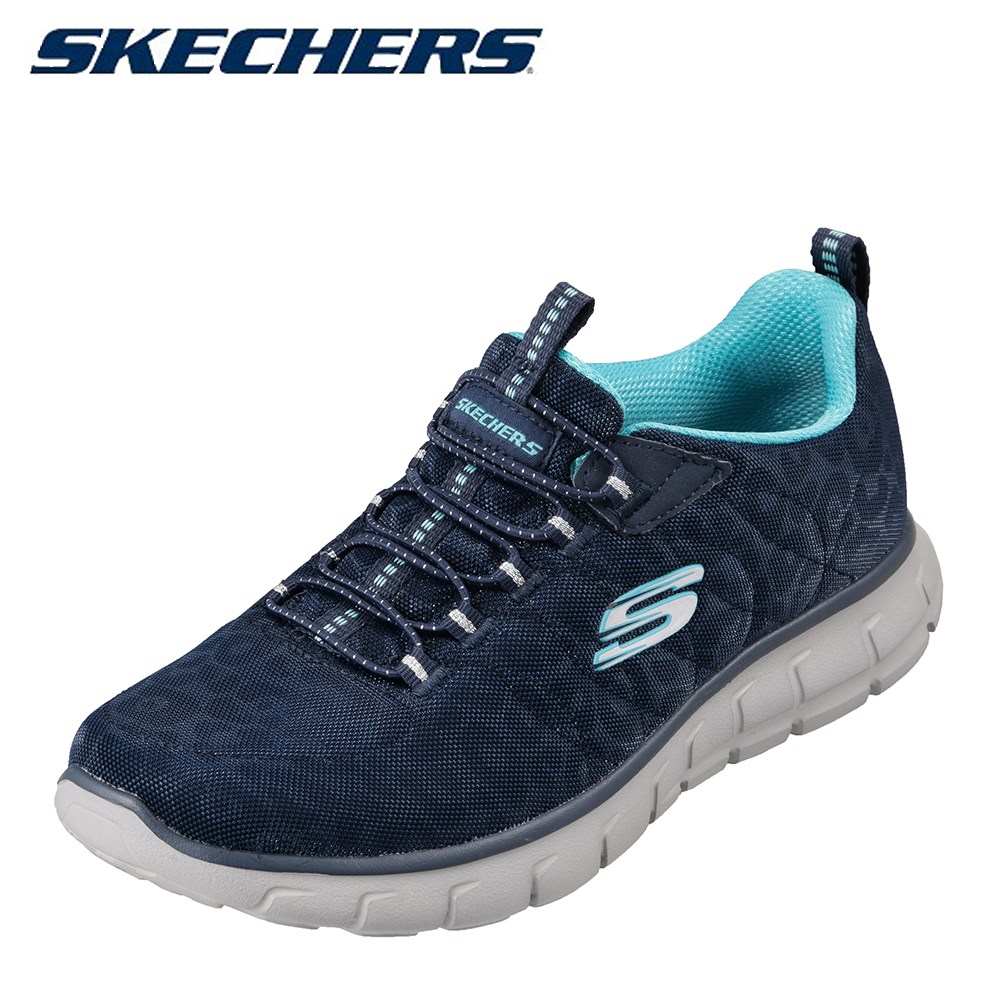 楽天市場 スケッチャーズ Skechers レディース靴 スポーツシューズ ランニング ウォーキング メモリーフォーム 低反発 大きいサイズ対応 ネイビー Tsrc 東京靴流通センター 楽天市場店