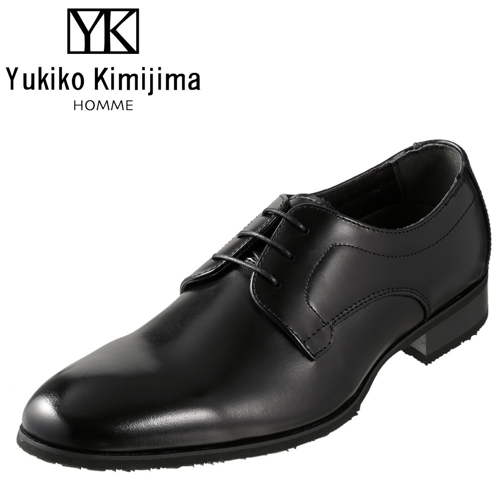 日本全国送料無料 ユキコキミジマオム Yukiko Kimijima Homme Yk92 メンズ靴 3e相当 ビジネスシューズ プレーントゥ 外羽式 ラウンドトゥ 牛革 レザー ブラック Tsrc 東京靴流通センター 店 お歳暮 Hopespeechtherapy Com