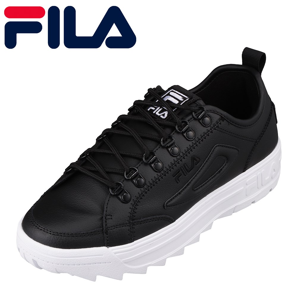 楽天市場 フィラ Fila F51 メンズ靴 靴 シューズ 2e相当 スニーカー 厚底 厚い ソール ボリューム ボリューミー 大きいサイズ対応 ブラック Tsrc 東京靴流通センター 楽天市場店