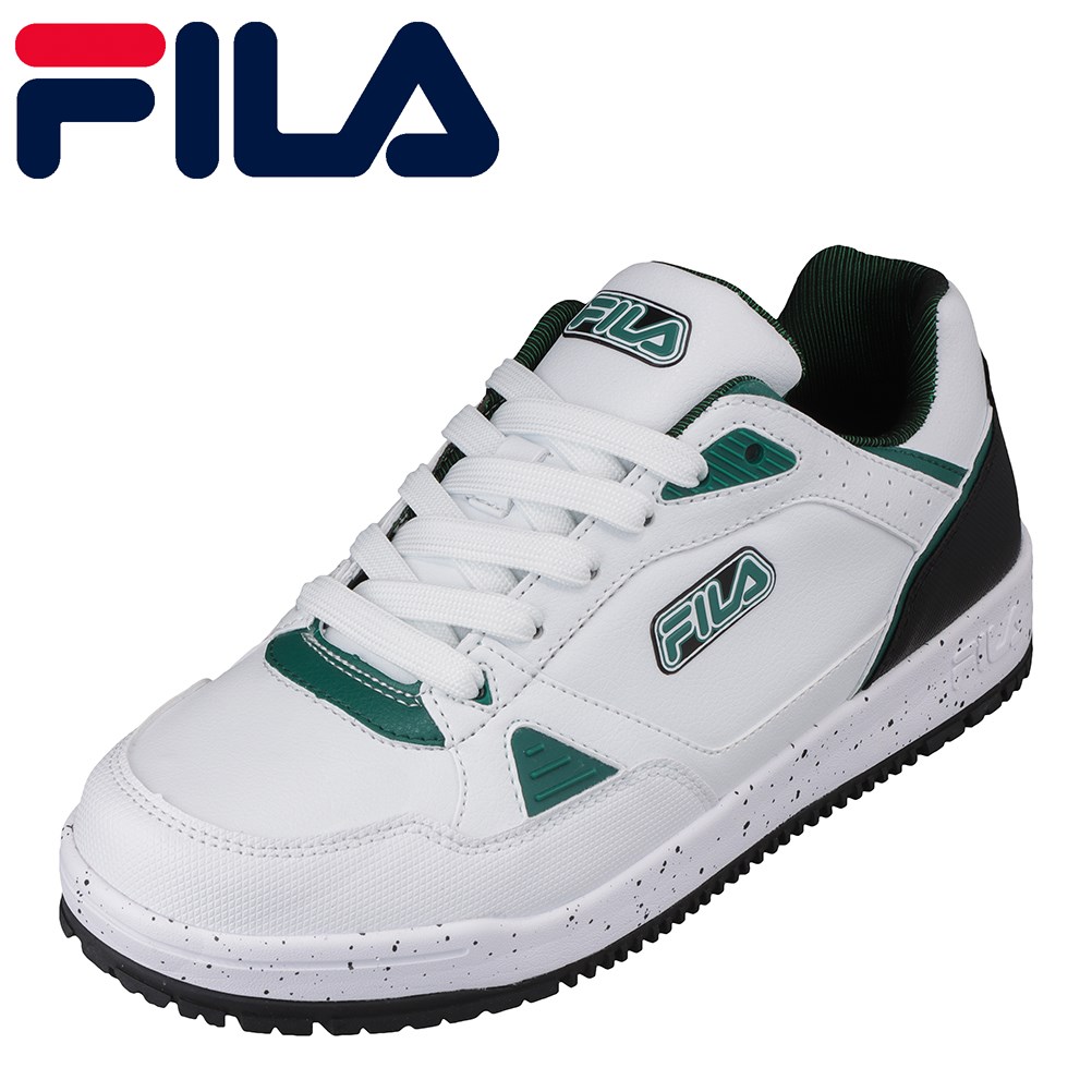楽天市場 フィラ Fila Fc 6212 メンズ靴 靴 シューズ 2e相当 スニーカー 防水 雨の日 防滑 滑りにくい 大きいサイズ対応 ホワイト グリーン Sp Shoe Plaza シュープラザ