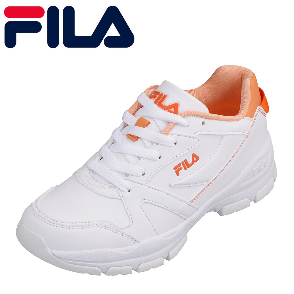 楽天市場 フィラ Fila Fc 5224 レディース靴 靴 シューズ 2e相当 スニーカー ダッドスニーカー 90年代 レトロ 大きいサイズ対応 ホワイト オレンジ Tsrc 東京靴流通センター 楽天市場店