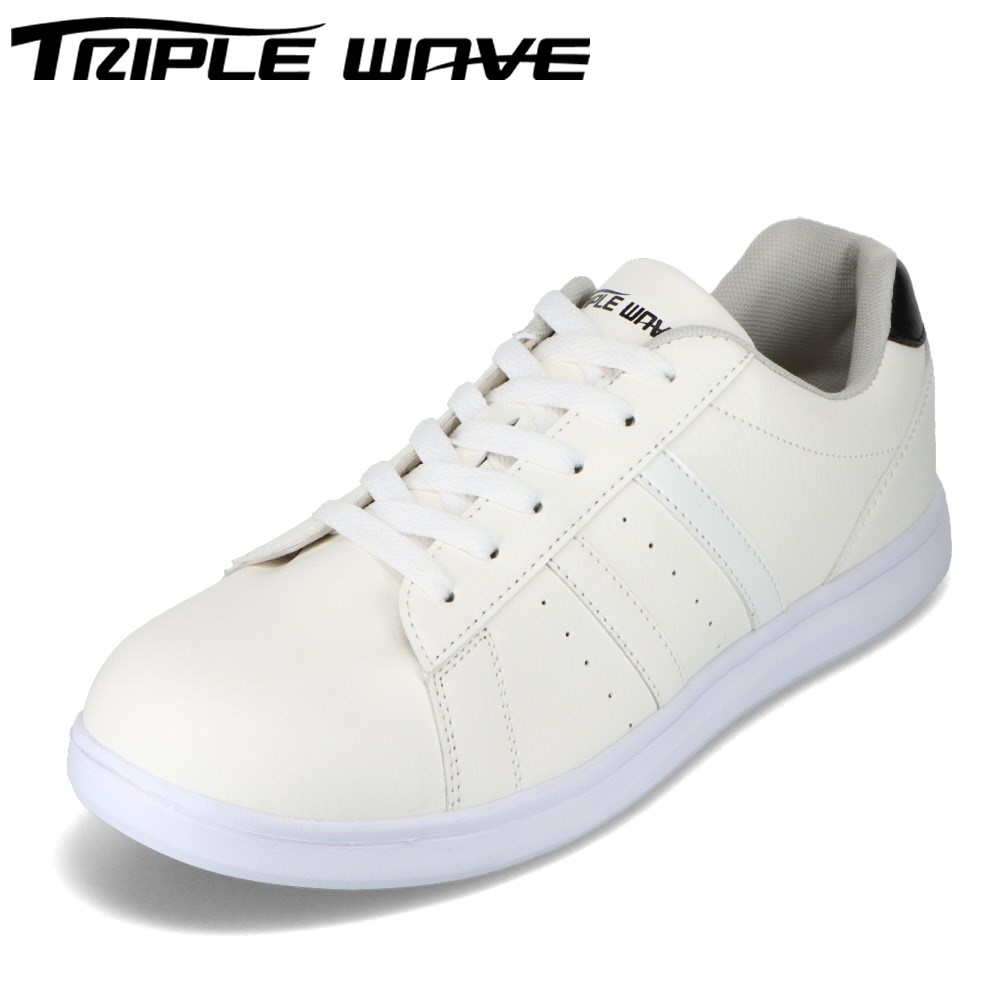 愛用 トリプルウェーブ TRIPLE WAVE TW-2311 メンズ スニーカー スリッポン クッション性 インソール シンプル 人気 定番  ネイビー