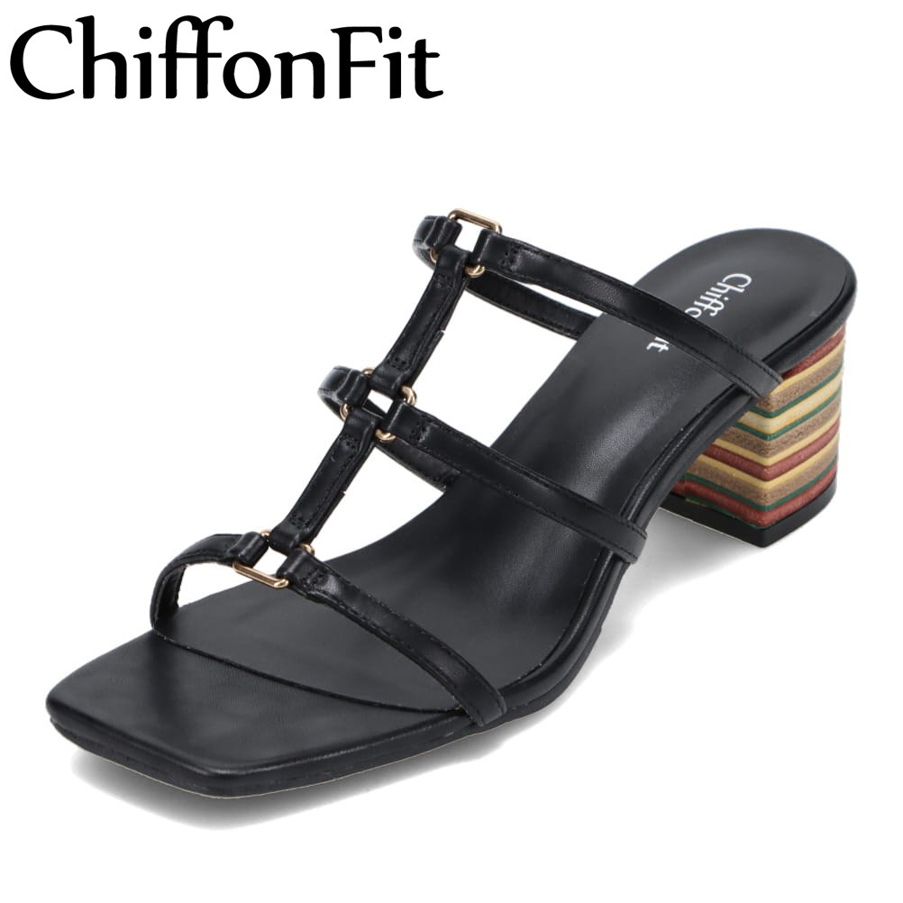 【楽天市場】シフォンフィット ChiffonFit CF-480 レディース靴 靴 シューズ 2E相当 サンダル ミュール ヒールサンダル