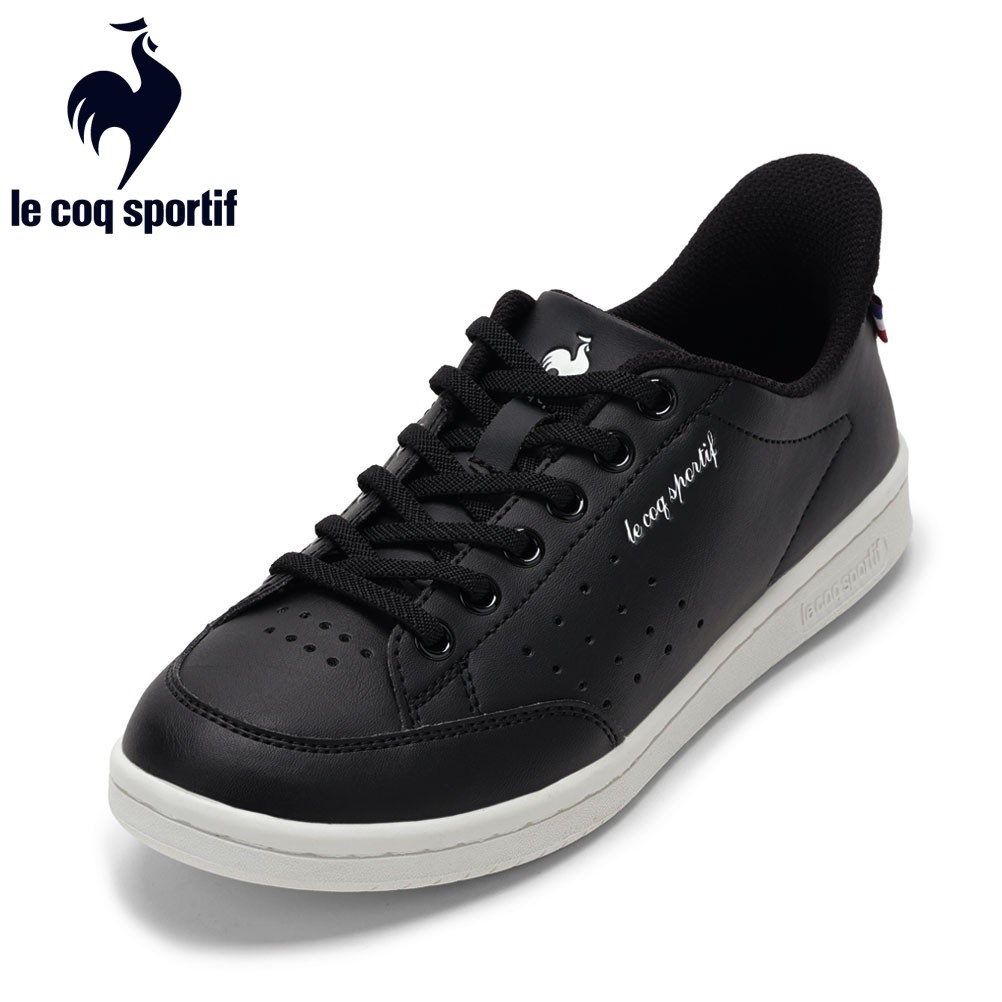 【全品P10倍！6日～9日まで】ルコックスポルティフ le coq sportif QL3XJC06BW レディース靴 靴 シューズ 3E好いかげんに スニーカー 厚地の外套スニーカー ローカットスニーカー ハンズフリー 手を使わずに履ける 一般受け ブランド名 黒いこと TSRC