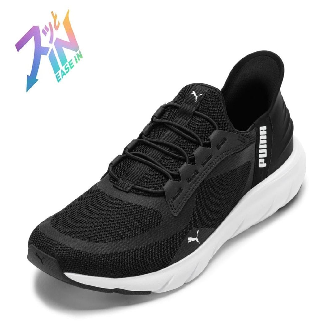 ピューマ PUMA 311996.01M メンズ靴 靴 シューズ 4E好いかげんに スニーカー ローカットスニーカー 運動競技 余暇 着脱飾り気の無い ハンズフリー 一般受け ブランド名 黒いこと×白いこと TSRC