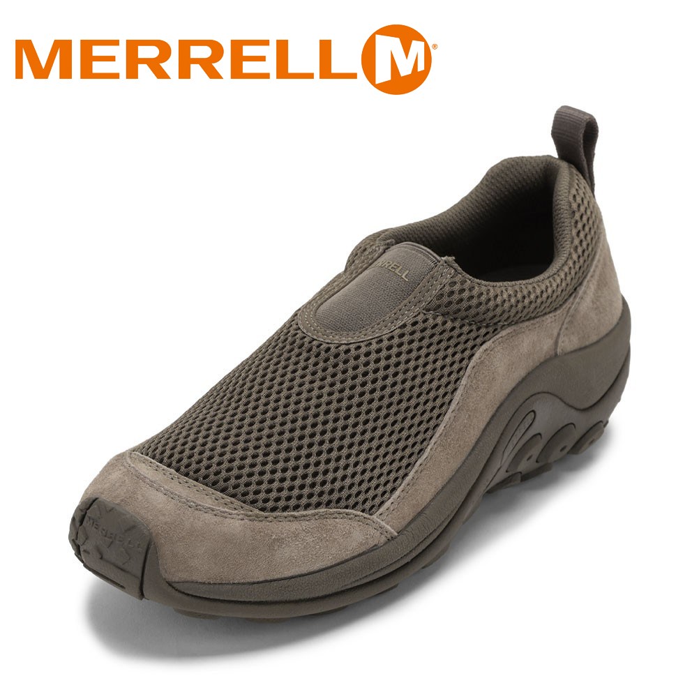 メレル MERRELL J500651 メンズ靴 靴 シューズ 2E相当 スニーカー スリッポン 軽量 JUNGLE MOC BREEZE ジャングルモックブリーズ 衝撃吸収 クッション性 耐久性 EVA ローカットスニーカー 人気 ブランド ブラウン TSRC