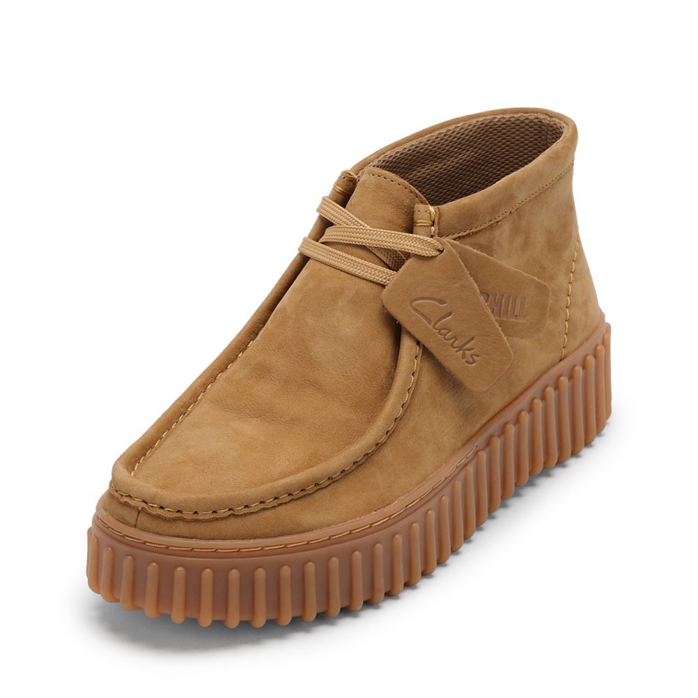 クラークス Clarks 26179359 レディース靴 靴 シューズ 2E相当 カジュアル シューズ モカシン 厚底 軽量 Torhill Moss トーヒルモス ヌバック クッション性 耐久性 シンプル 人気 ブランド タン TSRC