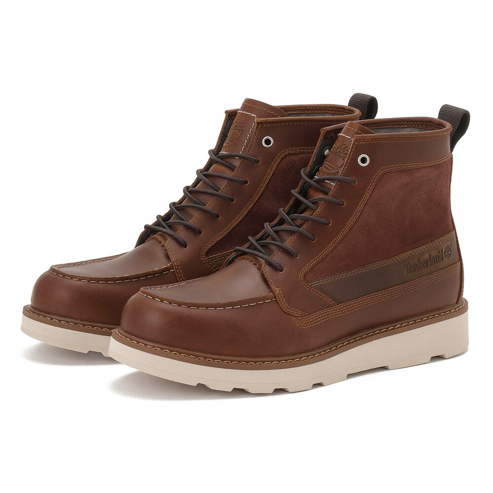 ティンバーランド Timberland TIMB 0A6CE2EM6 メンズ靴 靴 シューズ 2E相当 ブーツ アウトドア シューズ 防水 軽量 レイン BRITTON MILLS Boots キャンプ ハイキング クッション性 革 レザー 雨 晴雨兼用 人気 ブランド ブラウン TSRC