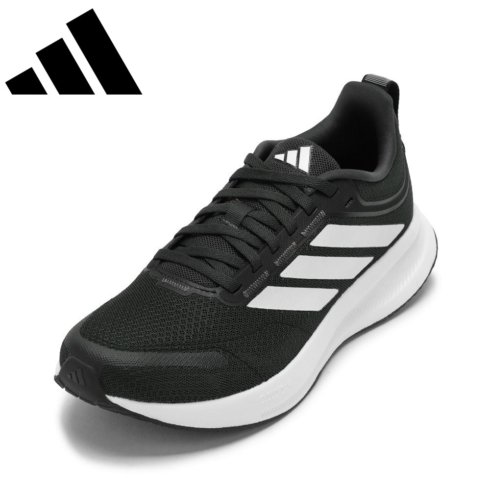 アディダス adidas JQ0630 メンズ靴 靴 シューズ 2E スニーカー ランニングシューズ 軽量 Runblaze M 通気性 メッシュ クッション性 ローカットスニーカー スタイリッシュ 人気 ブランド ブラック×ホワイト