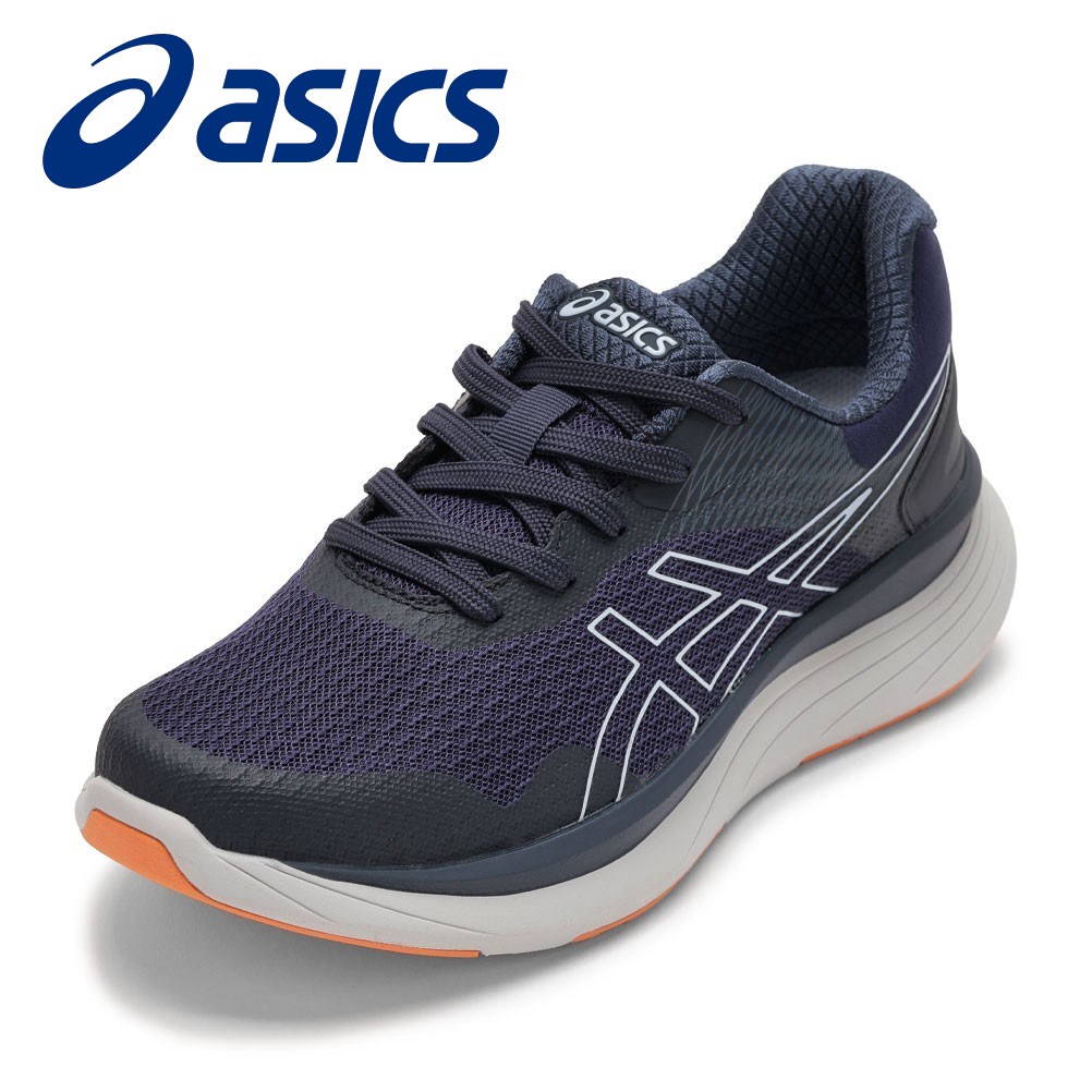 アシックス asics 1242A020.400 レディース靴 靴 シューズ 4E スニーカー ウォーキングシューズ ローカットスニーカー クッション性 メッシュ KNEESUP W020 幅広 4E ゆったり フィット ニット 反射材 リフレクター ネイビー TSRC