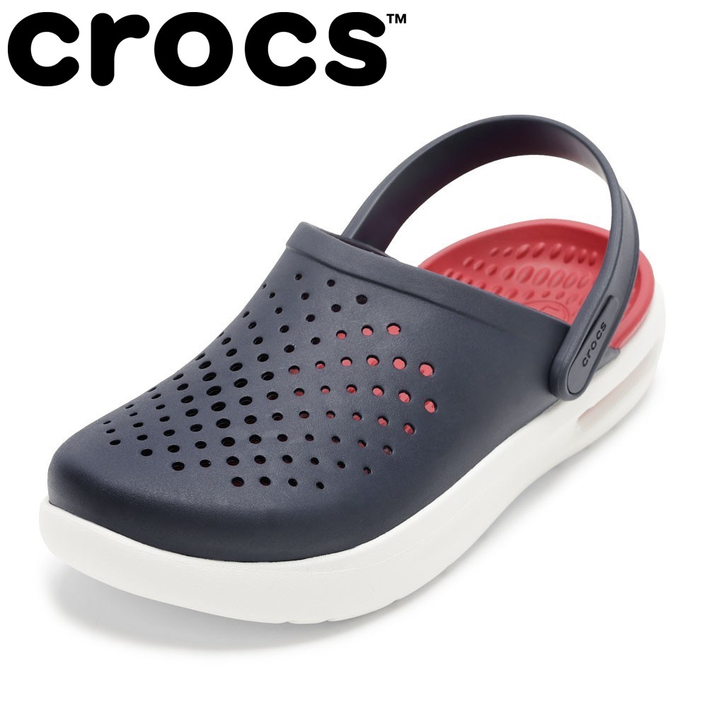 【全品P5倍！17日09:59まで】クロックス crocs 209964.M メンズ靴 靴 シューズ 3E相当 サンダル クロッグ スリッパ ルームシューズ つっかけ 軽量 クッション性 InMotion Clog 耐久性 柔らかい 人気 ブランド ネイビー TSRC