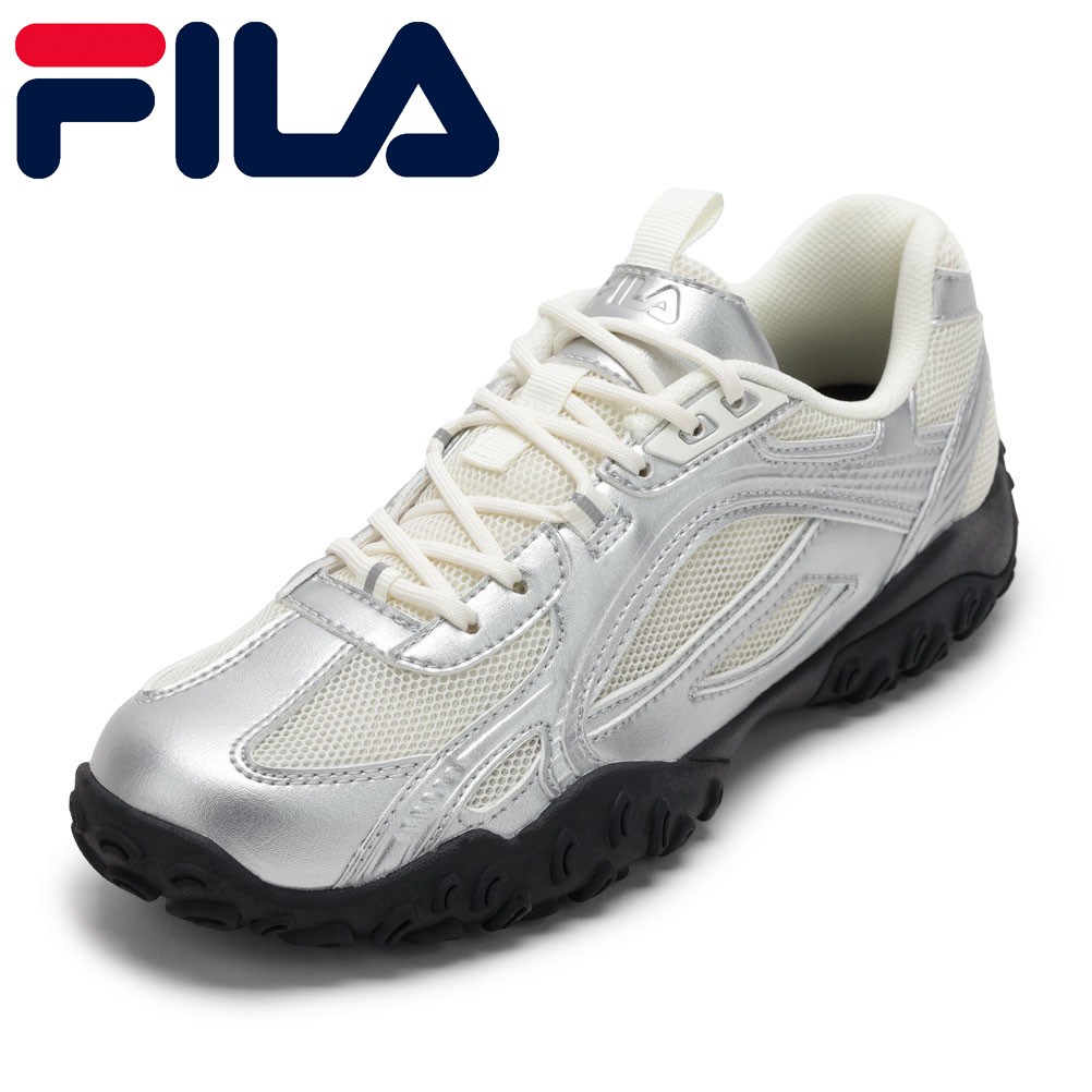 フィラ FILA 1XM02348G-063 レディース靴 靴 シューズ 2E スニーカー 通気性 メッシュ F/ECHAPPEMS グリップ力 ローカットスニーカー 人気 ブランド シルバー TSRC