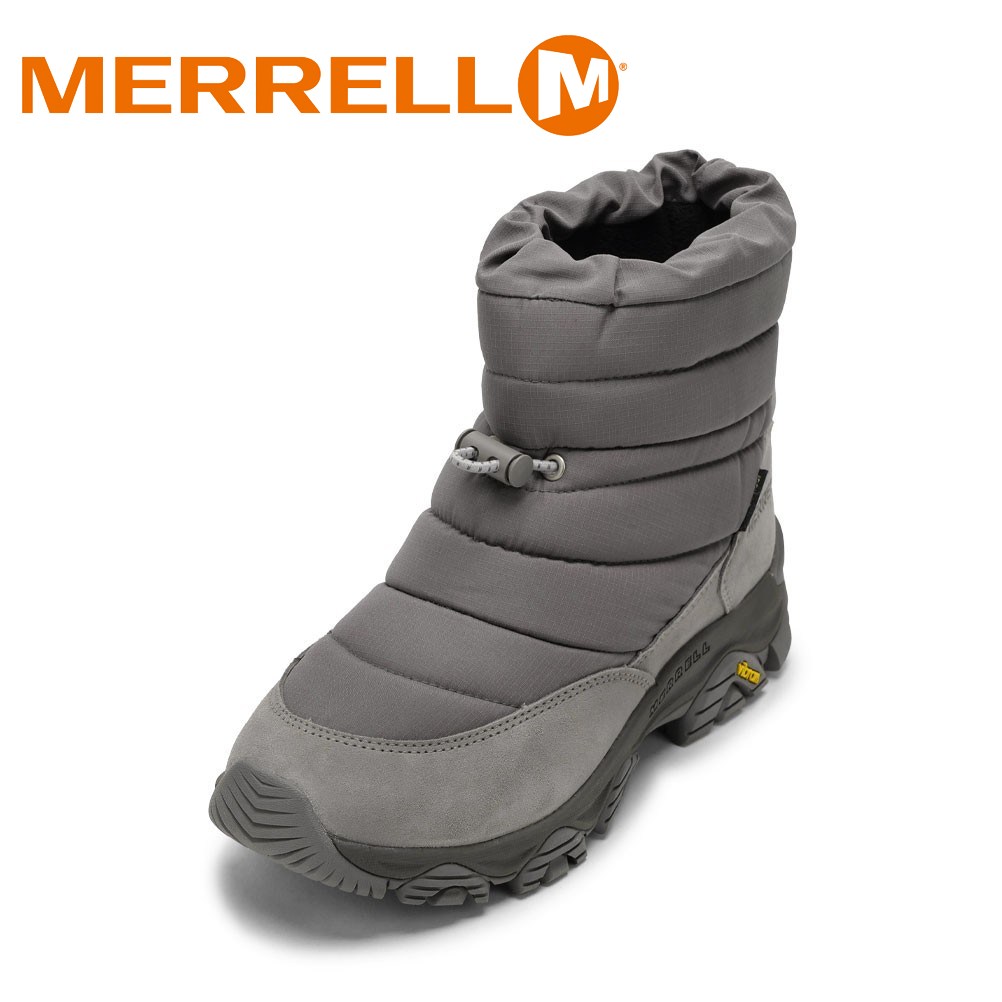メレル MERRELL J5006785 メンズ靴 靴 シューズ 2E ダウンブーツ 防寒 防水 COLDPACK 3 ZERO THERMO TALL WATERPROOF コールドパック 3 ゼロ サーモ トール ウォータープルーフ 保温 透湿 撥水 軽量 ショートブーツ ウィンターブーツ グレー TSRC