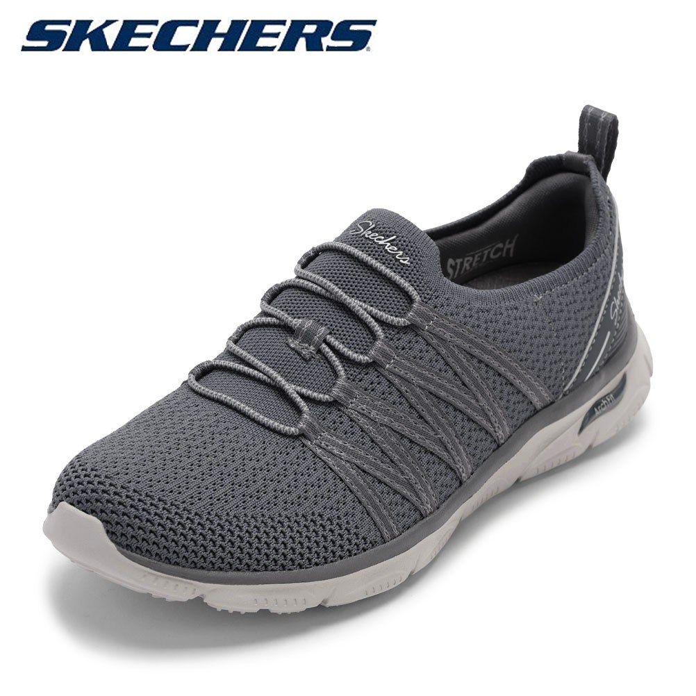 スケッチャーズ SKECHERS 100728 レディース靴 靴 シューズ 2E スニーカー ウォーキング ランニング シューズ クッション性 ARCH FIT SUNNY-CREAT ストレッチ ニット ローカットスニーカー 人気 ブランド チャコール 243117000.jpg