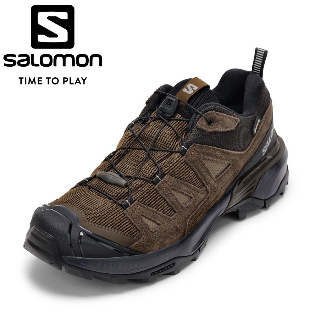 【全品P5倍！6日～9日まで】サロモン SALOMON L47571200 メンズ靴 靴 シューズ 2E スニーカー アウトドア ハイキング シューズ 防水 GORE-TEX ゴアテックス クッション性 X ULTRA 360 LTR GTX ローカットスニーカー 人気 ブランド ダークブラウン TSRC