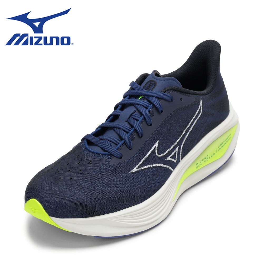 ミズノ MIZUNO J1GC251051 メンズ靴 靴 シューズ 2E スニーカー ランニングシューズ スポーツ ジョギング トレーニング NEO COSMO ネオコスモ ローカットスニーカー 人気 ブランド ネイビー×ホワイト TSRC 10,868円