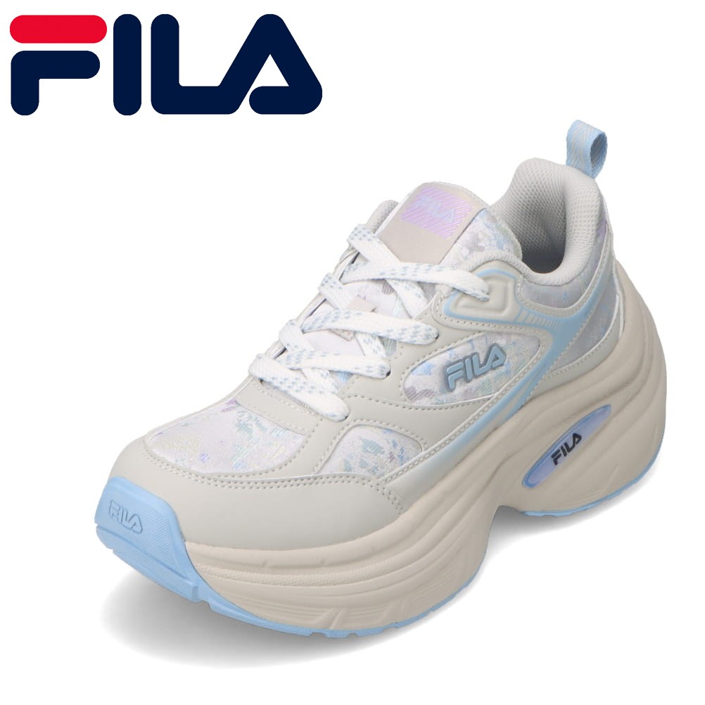 フィラ FILA FC-5246WGYSX レディース靴 靴 シューズ 2E スニーカー ダッド シューズ 厚底 ボリュームソール Balena トレンド ローカットスニーカー 人気 ブランド グレー×サックス TSRC 6,778円