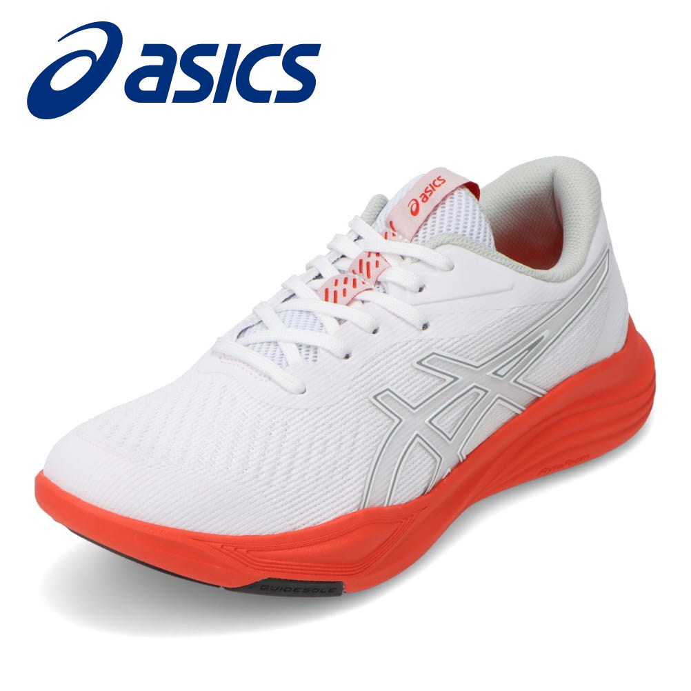 アシックス asics 1293A041.101L レディース靴 靴 シューズ 2E スニーカー ウォーキングシューズ クッション性 通気性 メッシュ 屈曲性 GEL-RIDEWALK LIGHT 2 反射材 リフレクター EVA 耐久性 ローカットスニーカー 人気 ブランド ホワイト×グレー TSRC