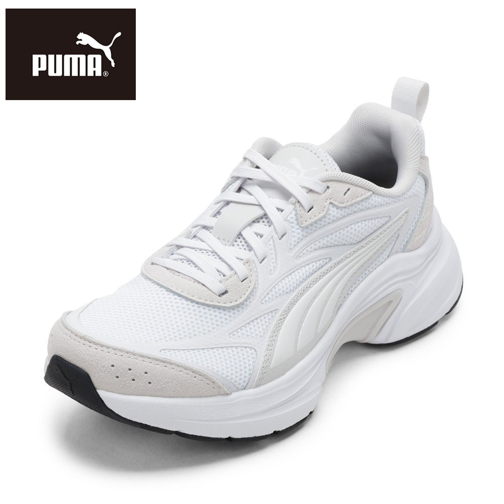 プーマ PUMA 313168.02L レディース靴 靴 シューズ 2E スニーカー 通気性 メッシュ クッション性 SOFTRIDE エスカレート ローカットスニーカー 人気 ブランド ホワイト×グレー TSRC