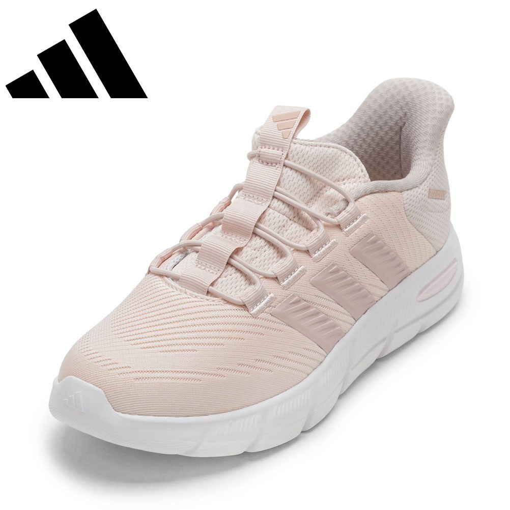 アディダス adidas JS4852 レディース靴 靴 シューズ 2E スニーカー ハンズフリー 通気性 メッシュ クッション性 CF FLEX RAPIDFIT 屈曲性 ゆったり 幅広 柔らかい ローカットスニーカー 人気 ブランド ピンク TSRC