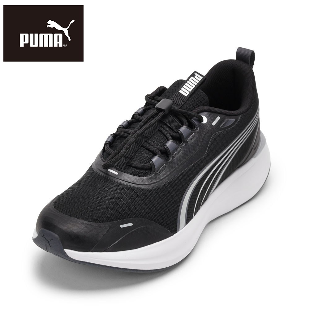 【全品P15倍！10日00:00～24H限定】プーマ PUMA 313414.01M メンズ靴 靴 シューズ 4E スニーカー ランニング ウォーキング シューズ スリッポン 軽量 クッション性 SOFTRIDE ムーブ オン F WD ローカットスニーカー 人気 ブランド ブラック TSRC