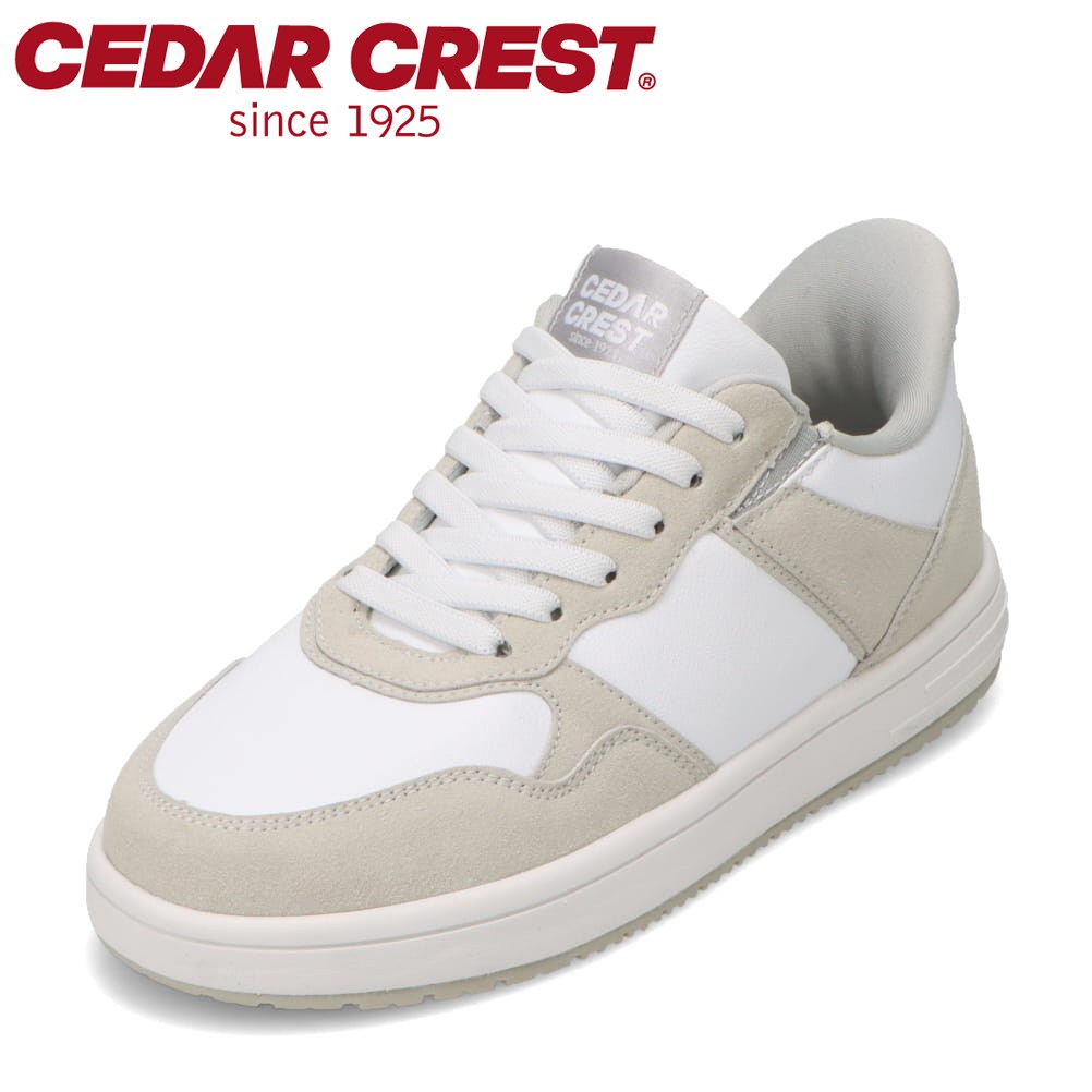 セダークレスト CEDAR CREST CC-5006W レディース靴 靴 シューズ 2E スニーカー コート シューズ スパットシューズ 手を使わずに履ける Comfy CT W シンプル ローカットスニーカー 人気 ブランド ホワイト TSRC