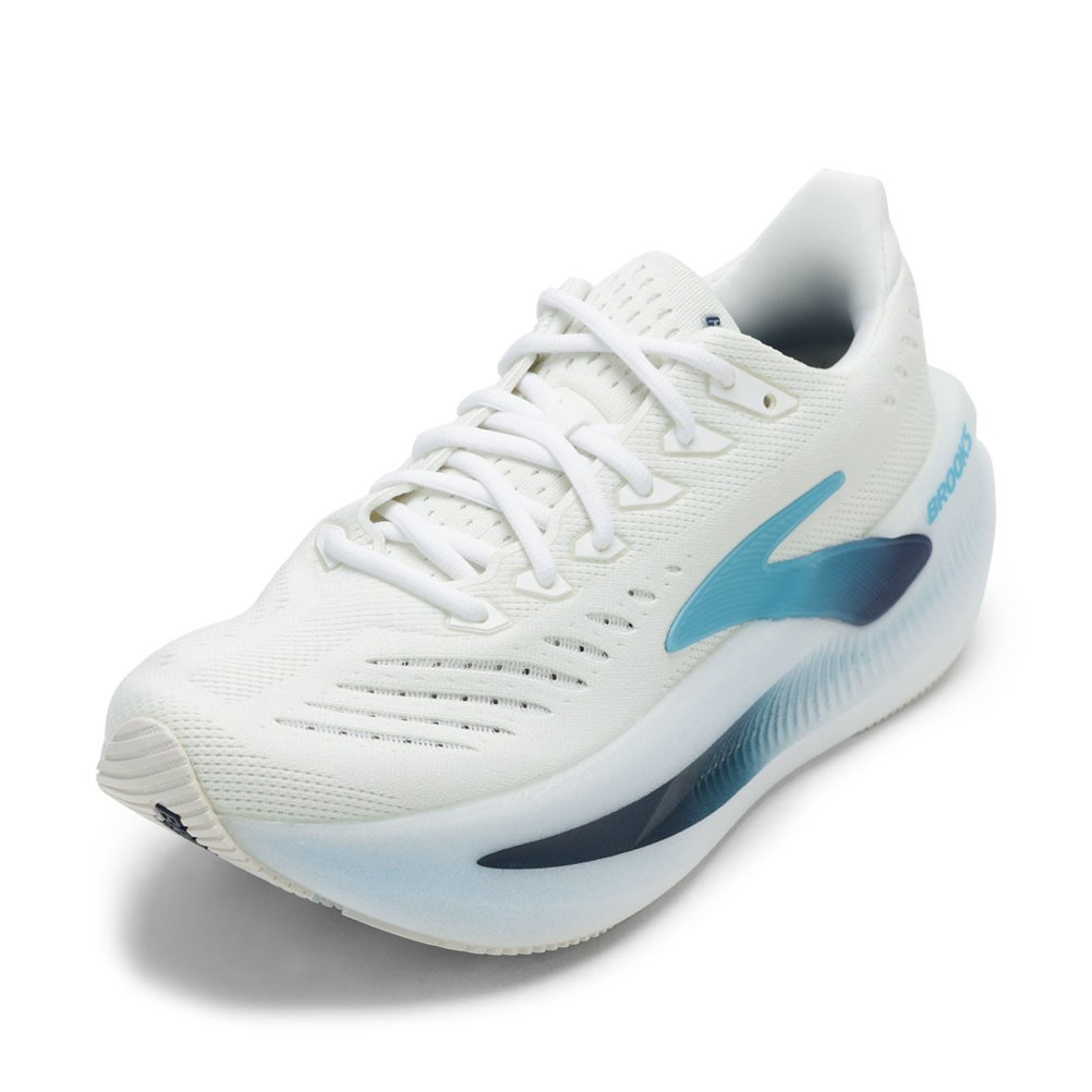 【全品P10倍！6日～9日まで】ブルックス BROOKS BRM 4793 メンズ靴 靴 シューズ 2E スニーカー 駈けっくらシューズ 軽さ 座布団性 ローカットスニーカー 一般受け ブランド名 白いこと×青碧 TSRC