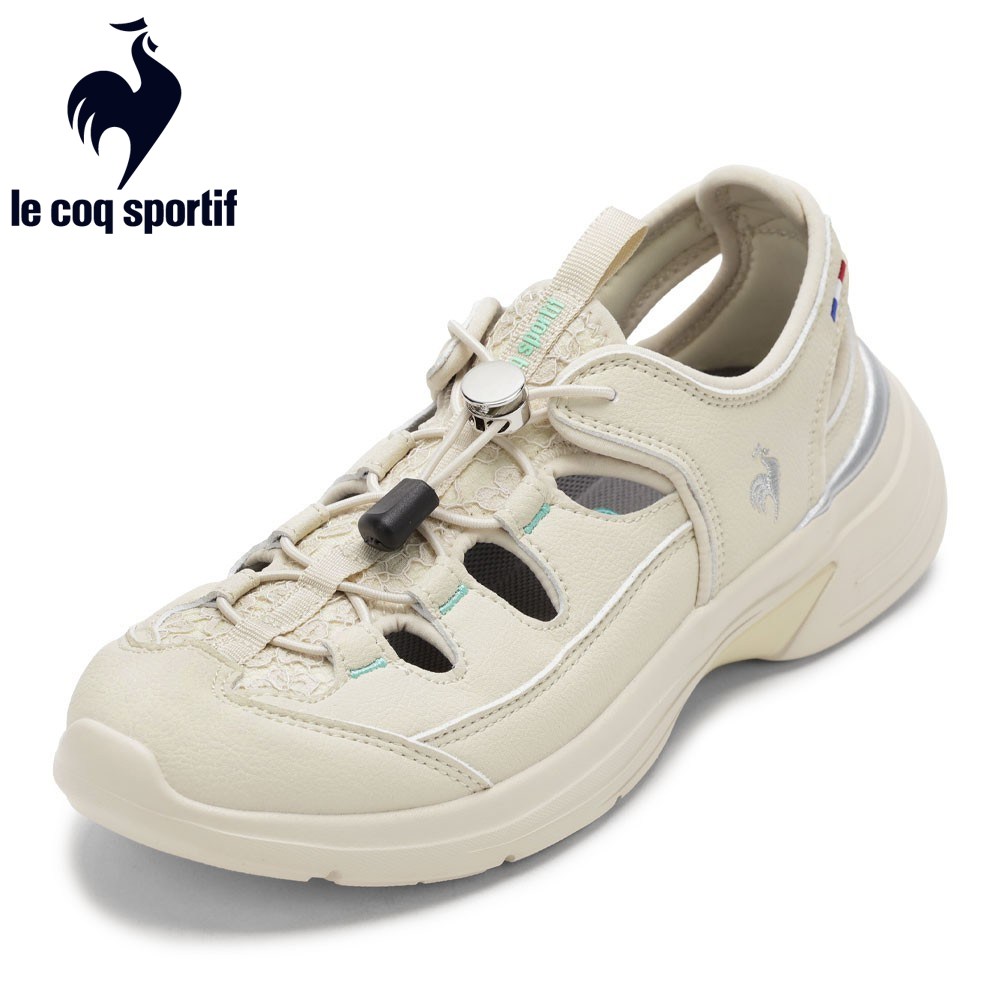 ルコックスポルティフ le coq sportif LU6SSN21LZ レディース靴 靴 シューズ 3E サンダル 運動競技 アウトドア スポサン スニーカー たたみ目性 LCS ロレーヌ SS 消臭 低手向かい ローカットスニーカー 一般受け ブランド名 ベージュ TSRC