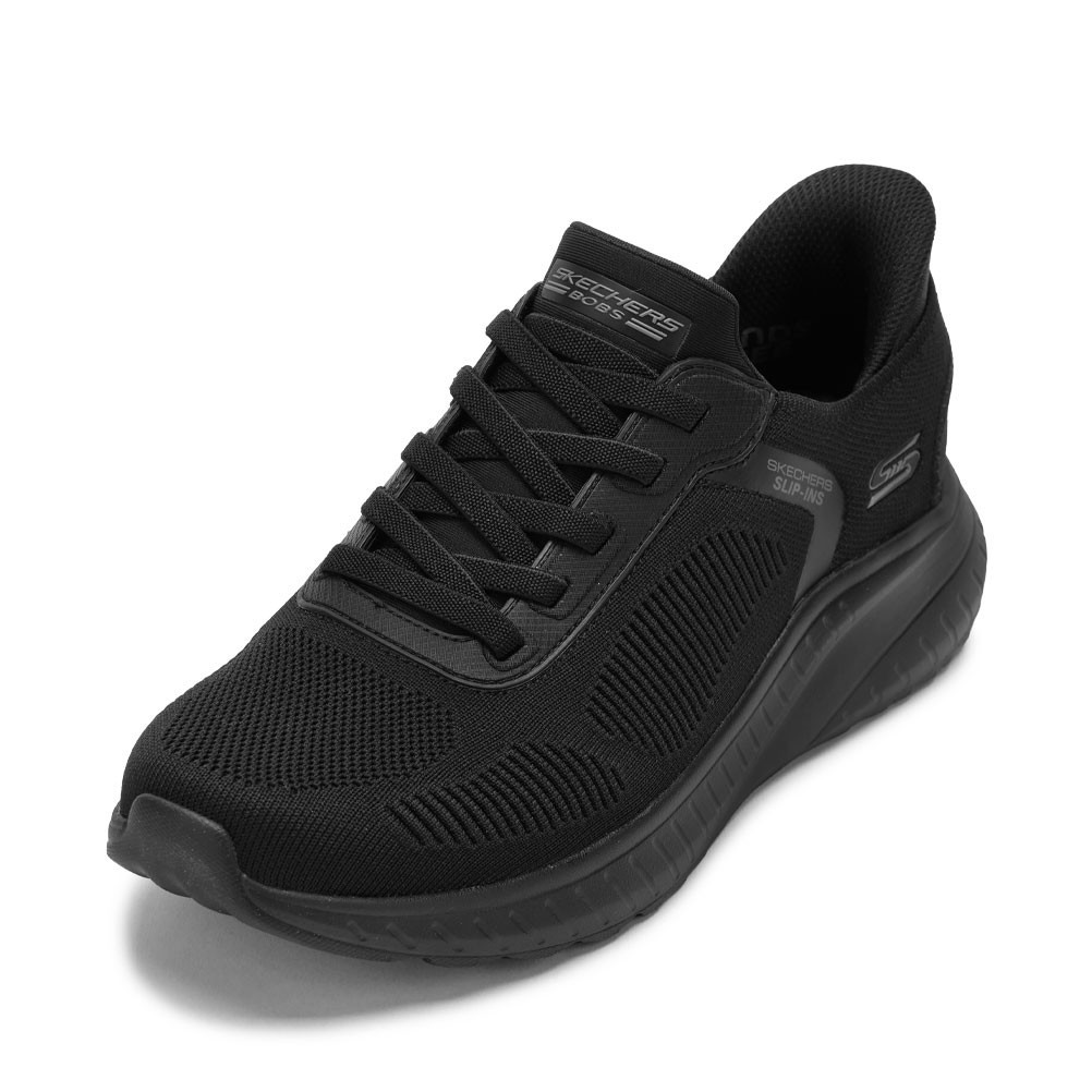 【全品P5倍！6日～9日まで】スケッチャーズ SKECHERS 118312W メンズ靴 靴 シューズ 4E スニーカー ハンズフリー スリップインズ クッション性 BOBS SQUAD CHAOS ストレッチ ローカットスニーカー 人気 ブランド ブラック TSRC 8,385円