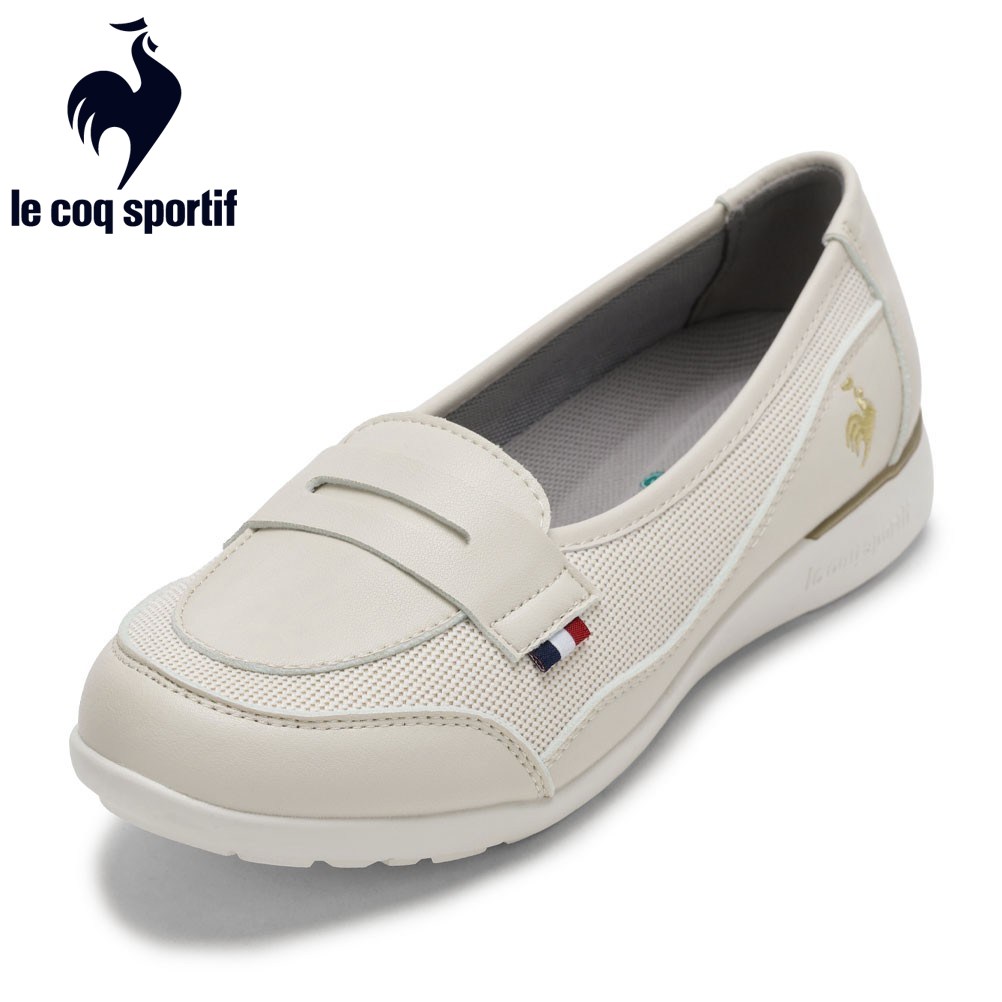 ルコックスポルティフ le coq sportif LU5FSN77LZ レディース靴 靴 シューズ 3E スニーカー パンプス フラットシューズ 軽量 屈曲性 耐久性 LCS ヴォ-ヌ 消臭 ローカットスニーカー 人気 ブランド ベージュ TSRC
