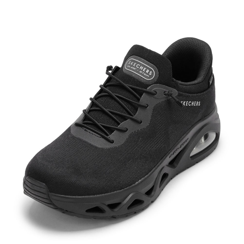 スケッチャーズ SKECHERS 190115 レディース靴 靴 シューズ 2E スニーカーハンズフリー スリップインズ クッション性 通気性 メッシュ UNO GLIDE-STEP ストレッチ ローカットスニーカー 人気 ブランド ブラック TSRC