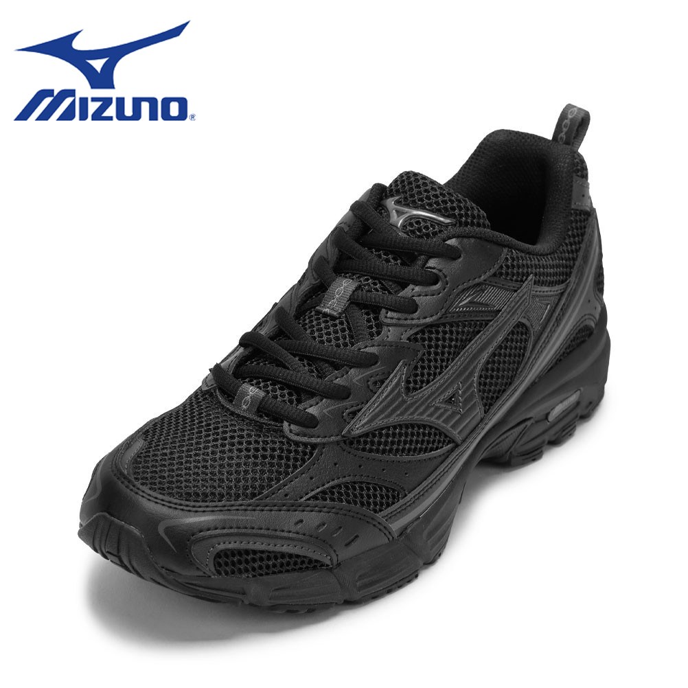 ミズノ MIZUNO D1GA245124 メンズ靴 靴 シューズ 3E スニーカー ローカットスニーカー クッション性 MXR 耐久性 柔らかい 人気 ブランド ブラック×ブラック TSRC
