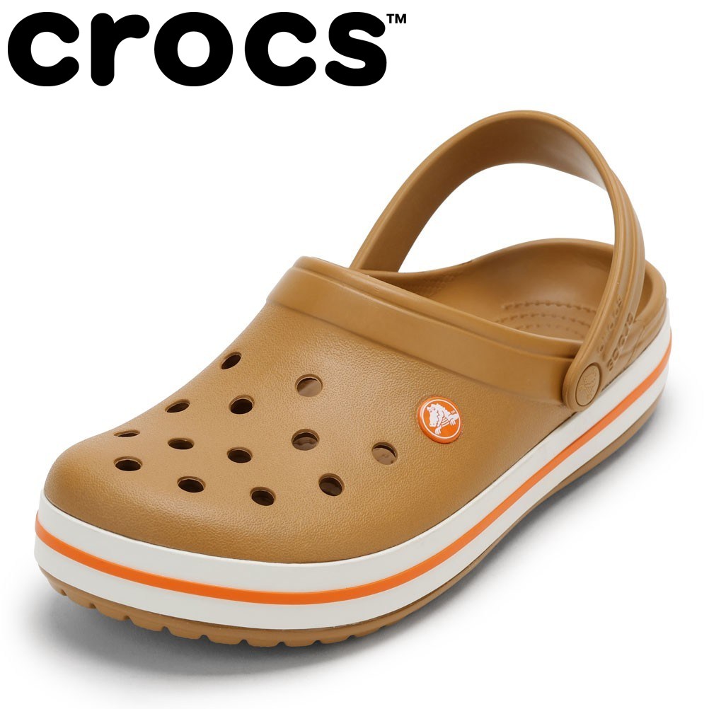 クロックス crocs 11016 M 4 メンズ靴 靴 シューズ 3E サンダル クロッグ 家庭用スリッパ 御部屋シューズ つっかけ 軽さ 通気性 通気孔 CROCBAND 耐久性 一般受け ブランド名 赤銅色 TSRC