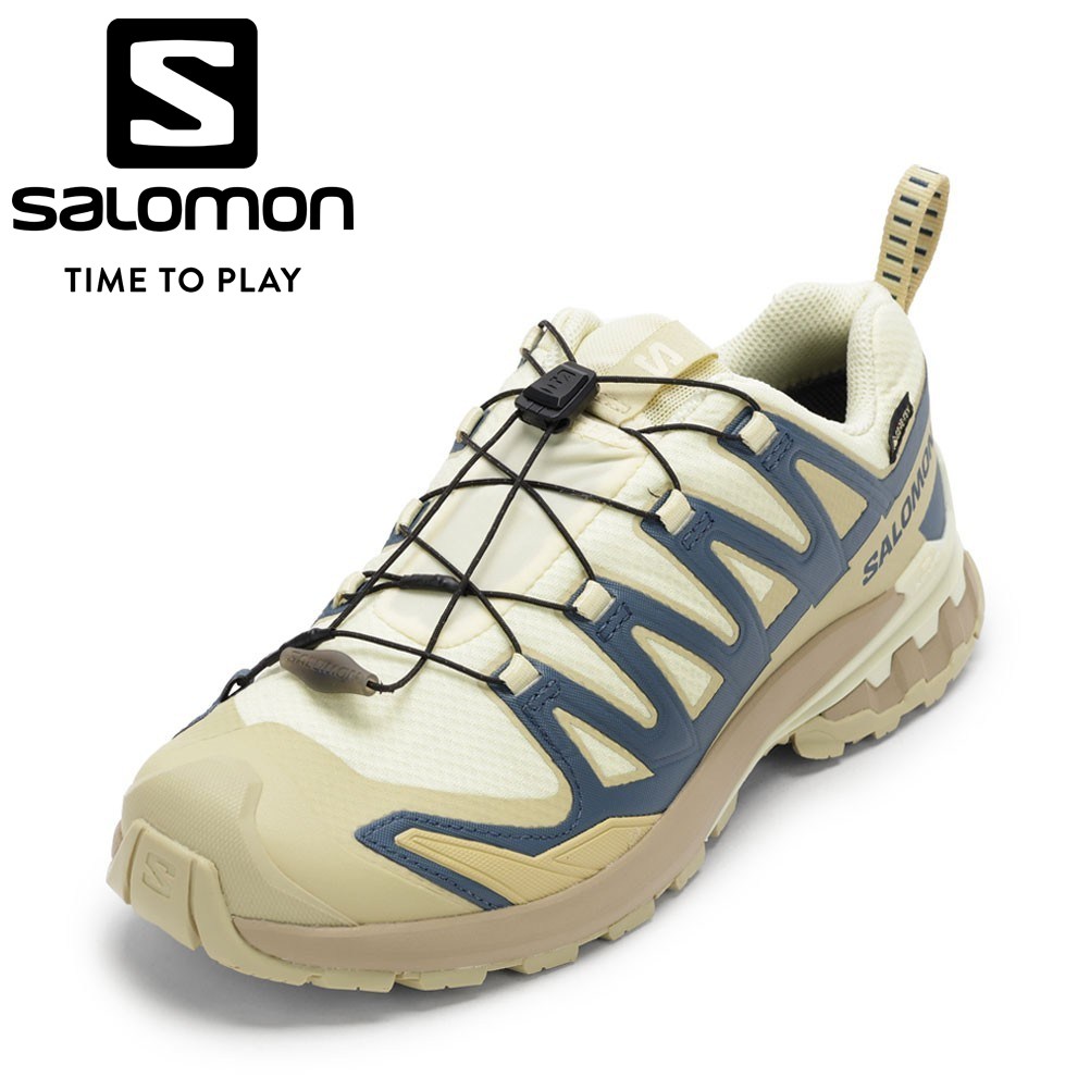 サロモン SALOMON L47987500 メンズ靴 靴 シューズ 2E スニーカー アウトドア トレイルランニング トレラン トレイル シューズ 防水 GORE-TEX ゴアテックス XA PRO 3D V9 GTX 耐久性 グリップ ローカットスニーカー 人気 ブランド ベージュ TSRC