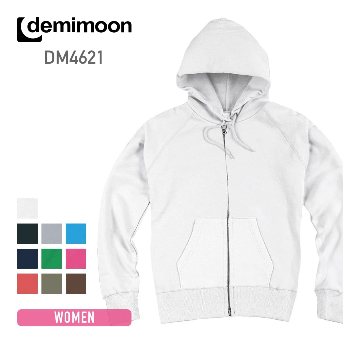 楽天市場】パーカー レディース 無地 demimoon オンス デミムーン