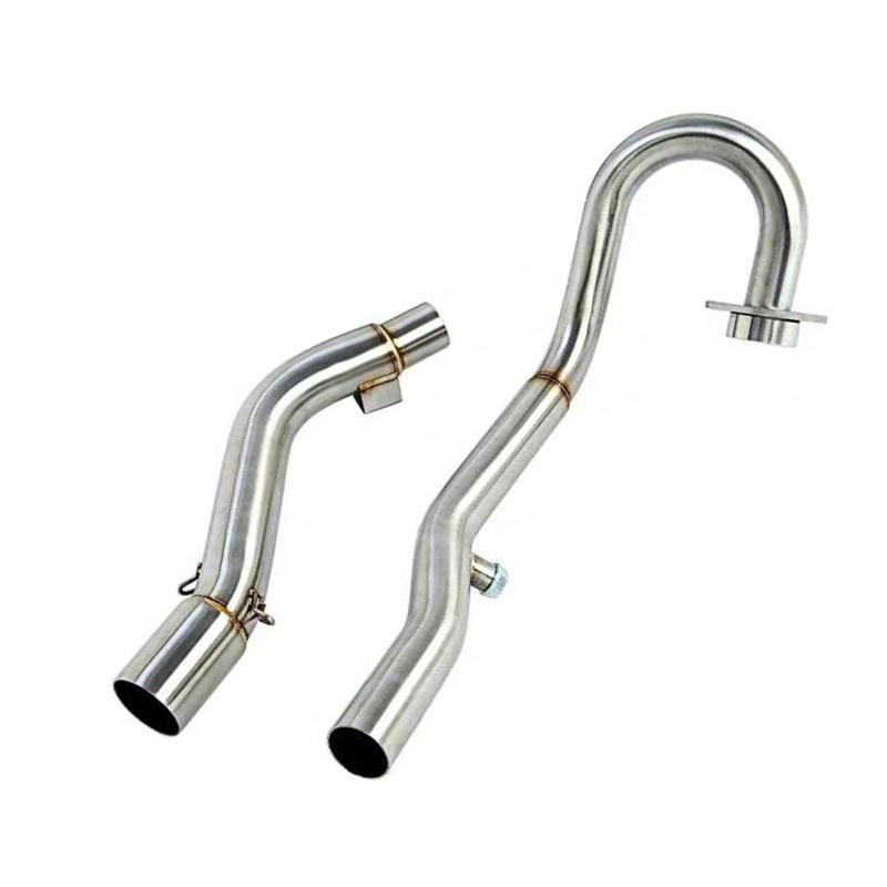 ホンダC0L /ラリー12-21マフラーシステム用モーターサイクルエキゾーストヘッダーミッドパイプフロントミドルミッドパイプ変更