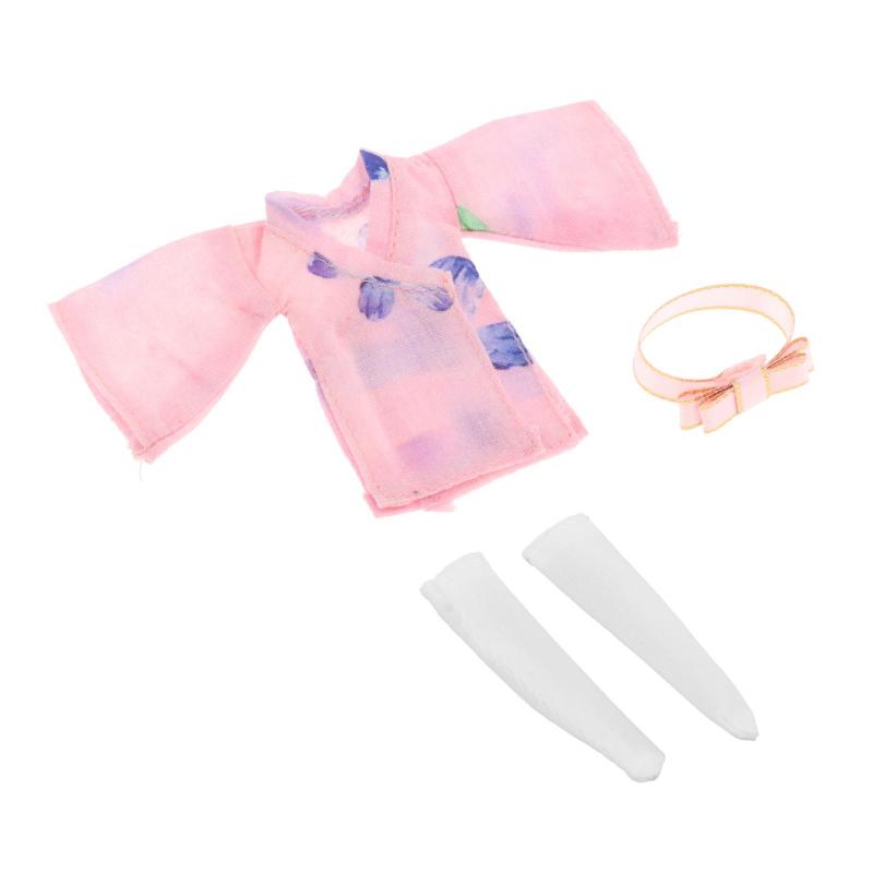 1/12 Scale Women's Clothes. Robes Bathrobes Costume Accessories. Soft Japanese Kimonos. Fashion Cosplay Costumes Figure Costumes for 6 inch Figure Dolls